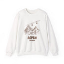 Aspen, Colorado Mountain Gondola Sweatshirt, Travel Graphic-2