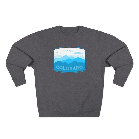 Premium Colorado Sweatshirt Unisex Crewneck, Premium Sweatshirt, Crewneck Jumper, Ski Resort Apparel