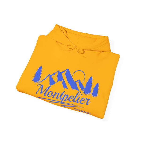 Montpelier, Vermont Hoodie - Unisex Mountain Montpelier Hoodie Sweatshirt