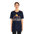 Utah T Shirt Retro Mountain - Unisex Utah Shirt-87