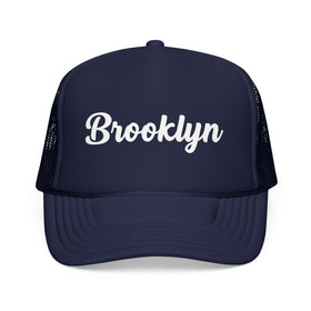Brooklyn, New York Foam Trucker Hat, Mesh Back - 0