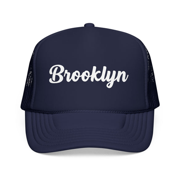 Brooklyn, New York Foam Trucker Hat, Mesh Back