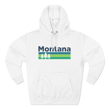 Buy white Premium Montana Hoodie - Retro Unisex Sweatshirt