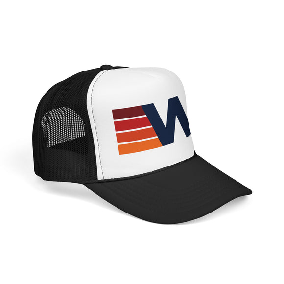 Wisconsin Trucker Hat - WI Abbr retro cap