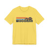 Wisconsin T Shirt - Retro Jetski PWC Graphic Wisconsin Tee
