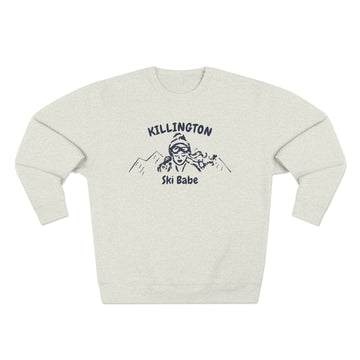 Premium Killington, Vermont Ski Babe Sweatshirt