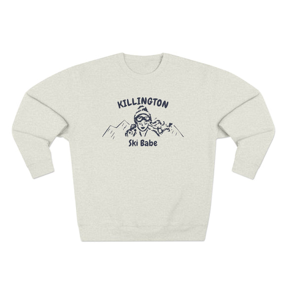 Premium Killington, Vermont Ski Babe Sweatshirt