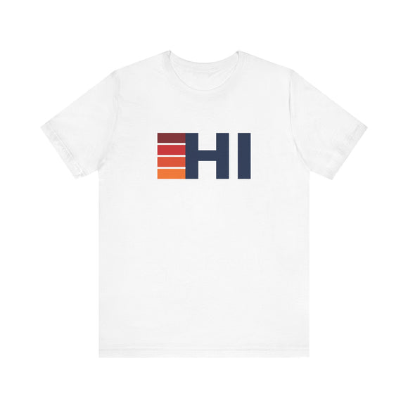 Hawaii Retro Stripes T-Shirt | Hawaii State Tee