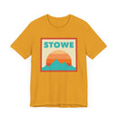 Retro Stowe, Vermont T-Shirt, Mountain Sun Tee, Unisex Graphic Shirt, Vintage Stowe, Vermont Top, Outdoor Adventure Clothing-23