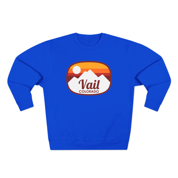 Buy royal-blue Premium Vail, Colorado Sweatshirt - Retro Unisex Sweatshirt