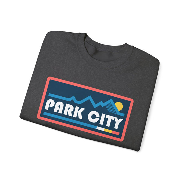 Park City, Utah Sweatshirt - Mountain Graphic Crewneck
