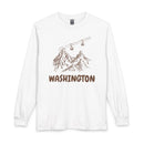 Washington Long Sleeve T-Shirt - Ski Mountain Gondola-1