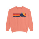 Winter Park, Colorado Mountain Stripes Sweatshirt | Comfort Colors - 100% Cotton-4