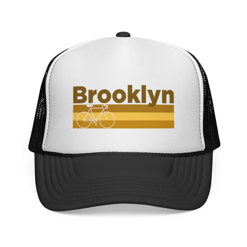 Brooklyn New York Trucker Cap - Retro Bike