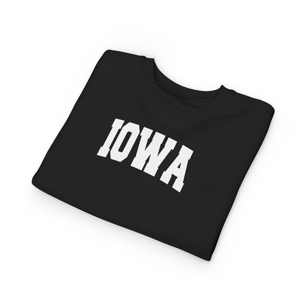 Iowa Toddler Sweatshirt - Iowa Toddler Crewneck Sweatshirt
