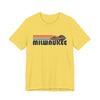 Milwaukee, Wisconsin T Shirt - Retro Jetski PWC Graphic Tee