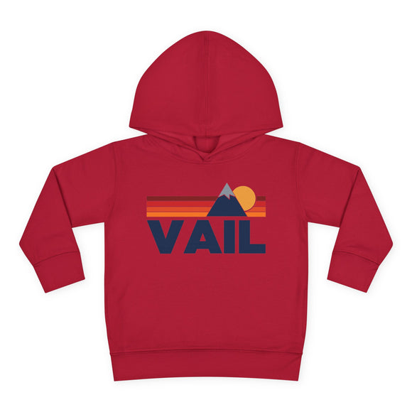 Vail, Colorado Toddler Hoodie - Unisex Mountain Vail Pullover Sweatshirt, Kids Hooded Jumper, Colorado Souvenir