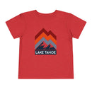 Lake Tahoe, California Toddler T-Shirt - Retro Palm Tree Toddler Lake Tahoe Shirt-5