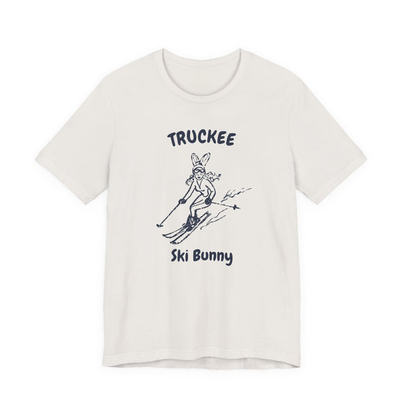 Truckee, California Ski Bunny T‑Shirt — Retro Skiing Graphic Tee