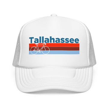 Buy white Tallahassee, Florida Trucker Hat - Foam Tallahassee Bike Cap