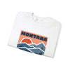 Montana Sweatshirt Retro Mountains, Montana Unisex Graphic Crewneck