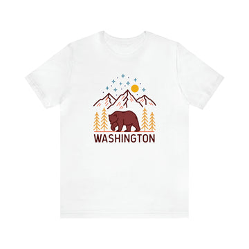 Buy white Washington T-Shirt - Retro Unisex Washington Shirt