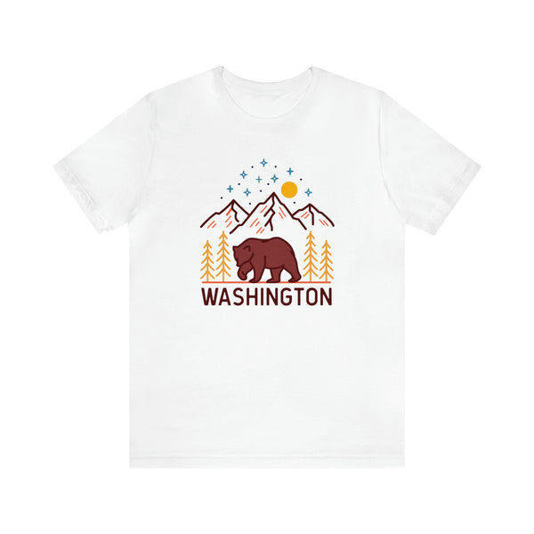 Washington T-Shirt - Retro Unisex Washington Shirt