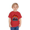 Jackson Hole, Wyoming Toddler T-Shirt - Retro Palm Tree Toddler Jackson Hole Shirt