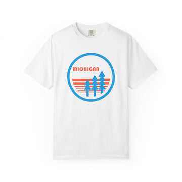 Michigan T Shirt, Comfort Colors Cotton 100% Cotton Trees Tee
