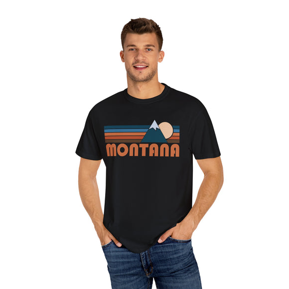 Montana Graphic Tee, Comfort Colors Retro Unisex T shirt, Mountain Adventure Shirt