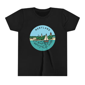 Maryland Youth T-Shirt - Unisex Kids Maryland Shirt