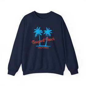 Newport Beach, California Sweatshirt - Unisex Crewneck Newport Beach Sweatshirt
