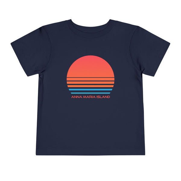 Anna Maria Island, Florida Toddler T-Shirt - Retro 80s Toddler Anna Maria Island Shirt