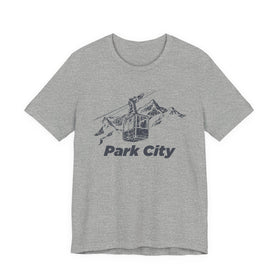 Park City Ski Lift T‑Shirt — Mountain Cable Car Graphic Tee - 0
