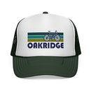 Oakridge, Oregon Retro Bike Trucker Hat - Vintage Style Oakridge Cap-3