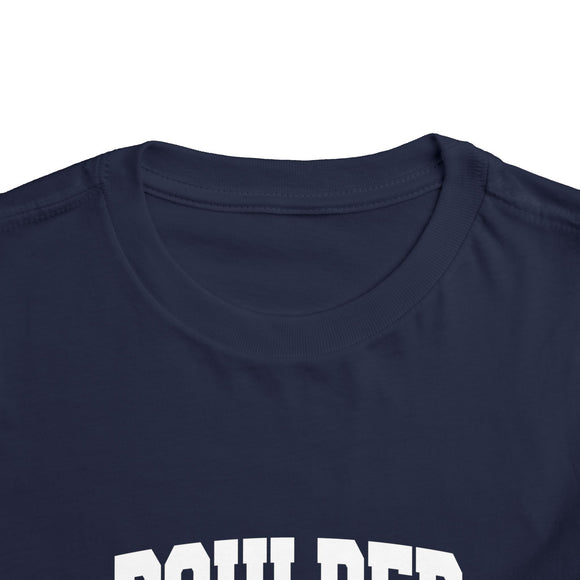Boulder, Colorado Toddler Graphic Tee - Kids Boulder Vacation T-Shirt