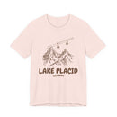 Lake Placid, New York Mountain T-Shirt — Vintage Gondola Ski Mountain Tee-3