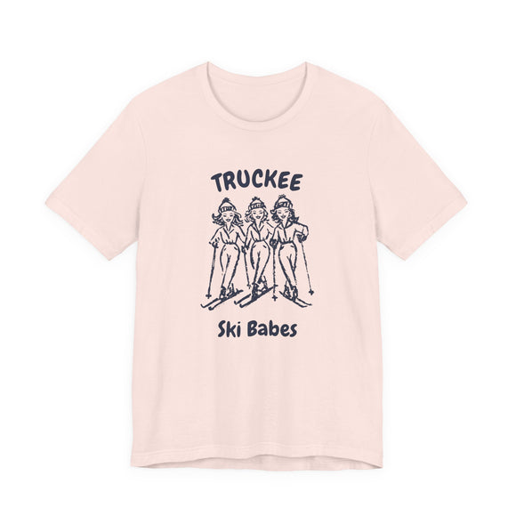 Truckee, California Ski Babes T‑Shirt — Retro Skiing Graphic Tee