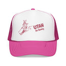 Utah Ski Bunny Foam Trucker Hat-1