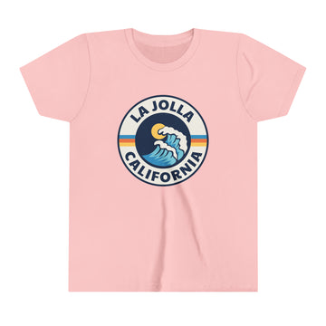 Buy pink La Jolla, California Youth T-Shirt - Kids La Jolla Shirt