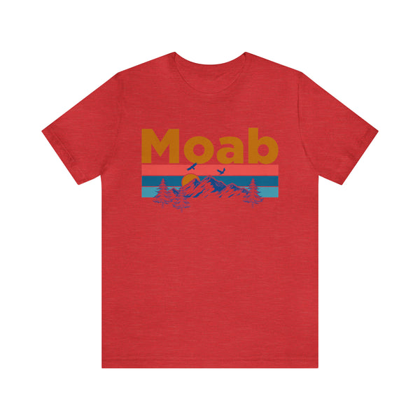 Moab, Utah Shirt - Mountain Sunset Unisex Moab T-Shirt