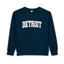 Detroit, Michigan Toddler Sweatshirt - Detroit Toddler Crewneck Sweatshirt-4