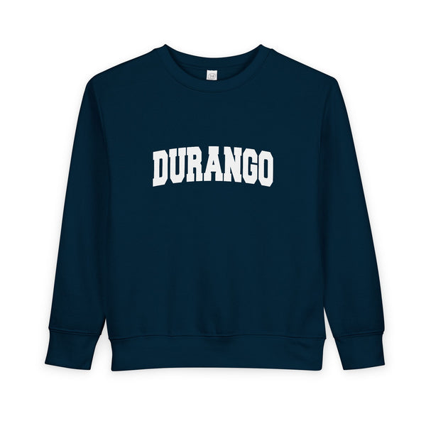 Durango, Colorado Toddler Sweatshirt - Durango Toddler Crewneck Sweatshirt
