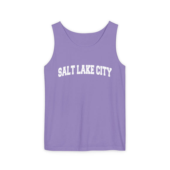 Salt Lake City, Utah Tank Top Unisex | Comfort Colors - 100% Cotton