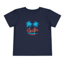 Destin, Florida Toddler T-Shirt - Retro Palm Tree Toddler Destin Shirt-1