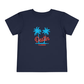 Destin, Florida Toddler T-Shirt - Retro Palm Tree Toddler Destin Shirt