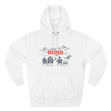 Premium Bend, Oregon Après-ski Hoodie - Unisex Sweatshirt