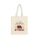 Wyoming Tote Bag - Cotton Canvas Wyoming Bag-1