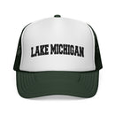 Lake Michigan Retro Collegiate Style Trucker Hat-4