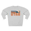 Premium Utah Retro Mountain Graphic Sweatshirt-2